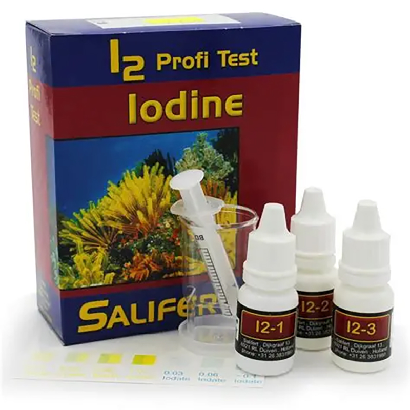 Marine Aquarium Test Kit - Salifert Iodine I2 Profi-Test - Zestaw