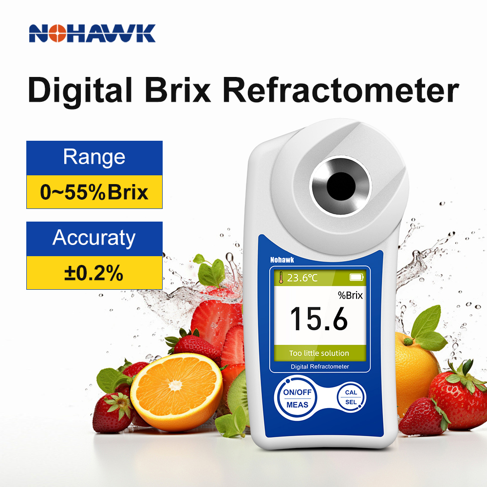 Refractometer Salinity - Nowy cyfrowy refraktometr Brix Nohawk z