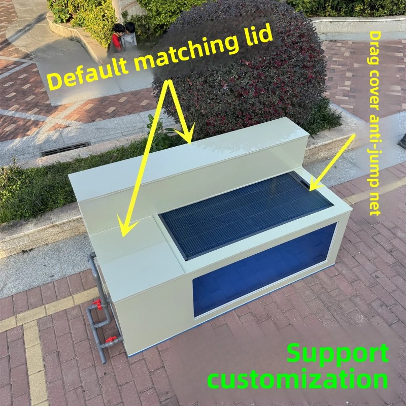 Marine Aquarium With Sump - Filtr boczny ze szkła ultra-klarowego YG-12