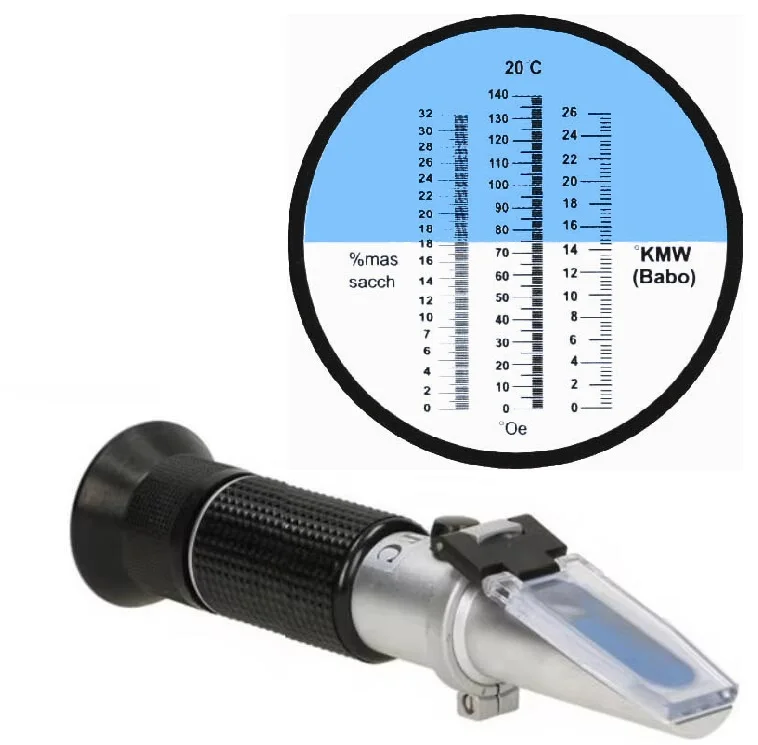 Refractometer Salinity - Ręczny refraktometr do akwarium 0-100% zaniesienia