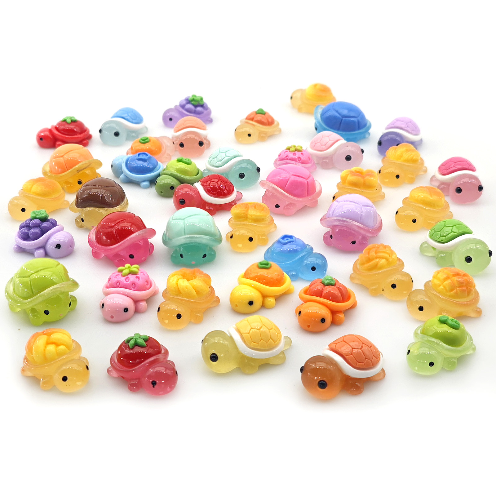 Marine Aquarium Home - Mini Żółwie z Żywicy Oceanicznej, Małe