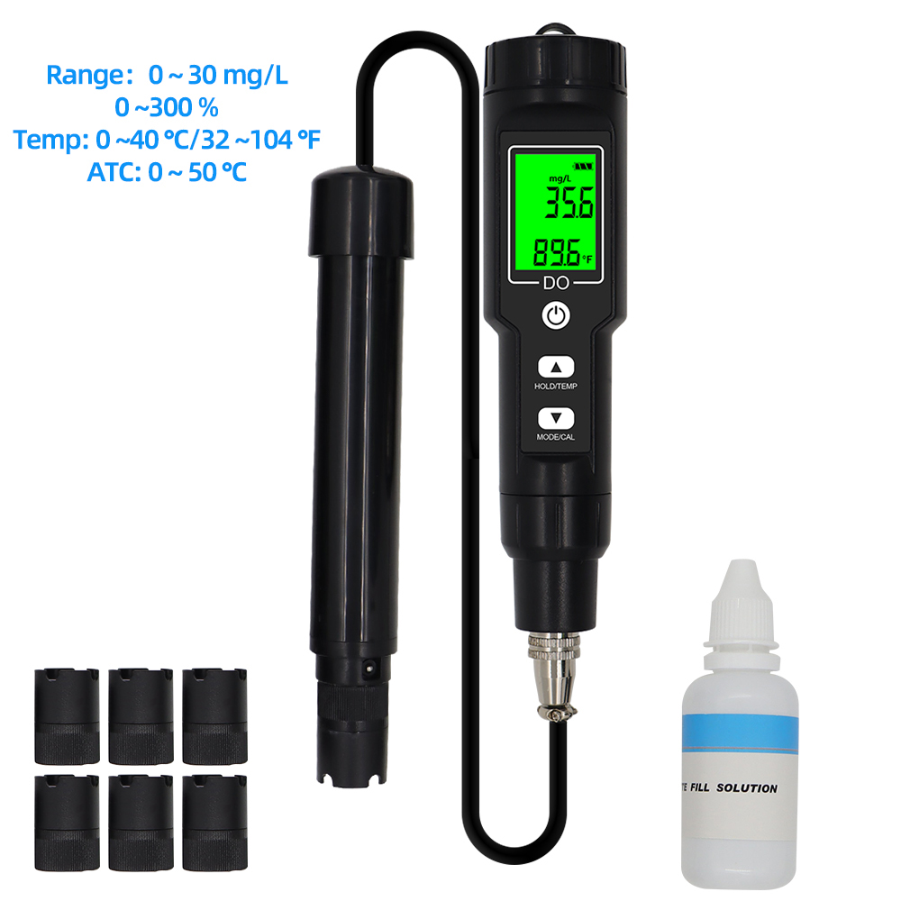 Marine Aquarium Test Kit - DO9100 Cyfrowy miernik tlenu rozpuszczonego 0,0-30,0