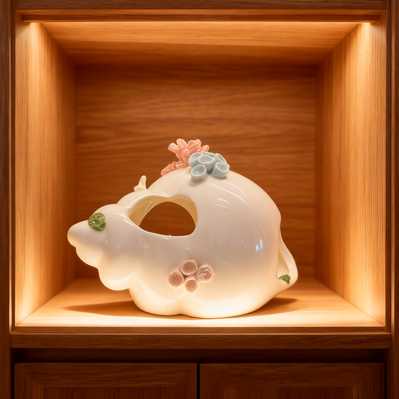 Marine Aquarium Home - Ceramiczne ozdoby morskie, elementy dekoracyjne do