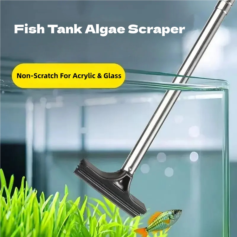 Teleskopowy skrobak do glonów  – Aquarium Marine Sand recenzja i cena