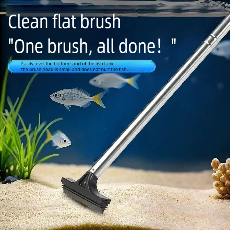 Teleskopowy skrobak do glonów  – Aquarium Marine Sand recenzja i cena