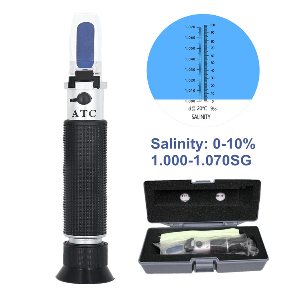 Ręczny refraktometr zasolenia  – Refractometer Salinity recenzja i cena