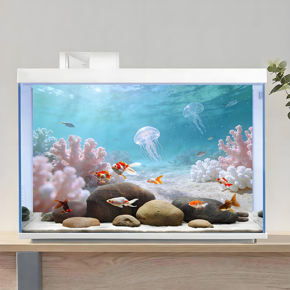 Naklejka na tło akwarium, medu – Aquarium & Marine Museum Kota Kinabalu recenzja i cena