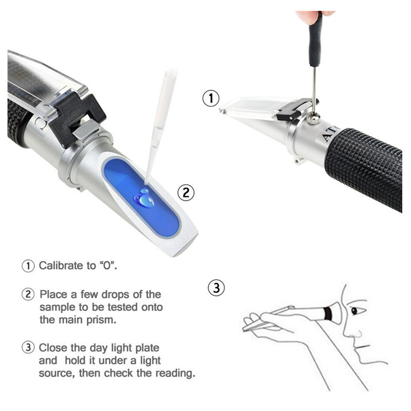 Refraktometr przenośny 2 w 1 d – Refractometer Salinity recenzja i cena