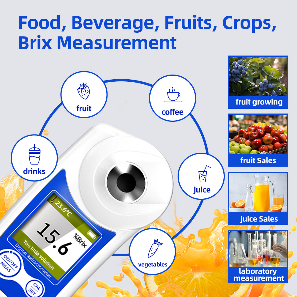 Nowy cyfrowy refraktometr Brix – Refractometer Salinity recenzja i cena