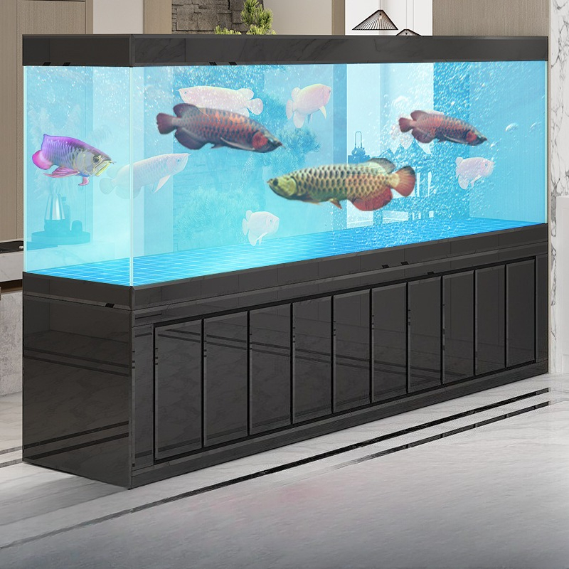 Duży akwarium Jinlong do salon – Marine Aquarium With Sump recenzja i cena