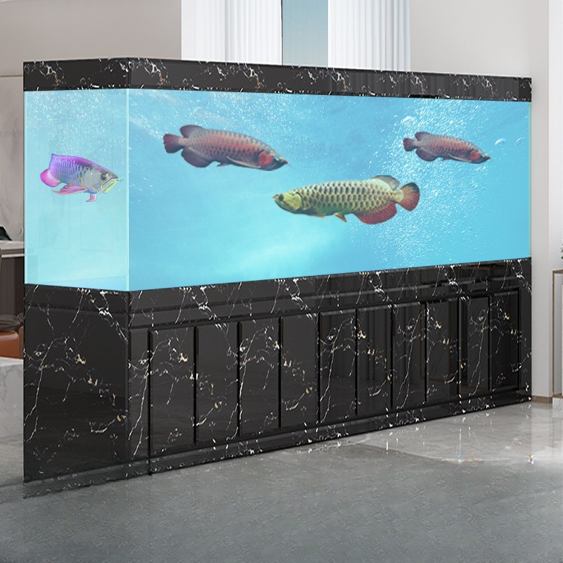Duży akwarium Jinlong do salon – Marine Aquarium With Sump recenzja i cena