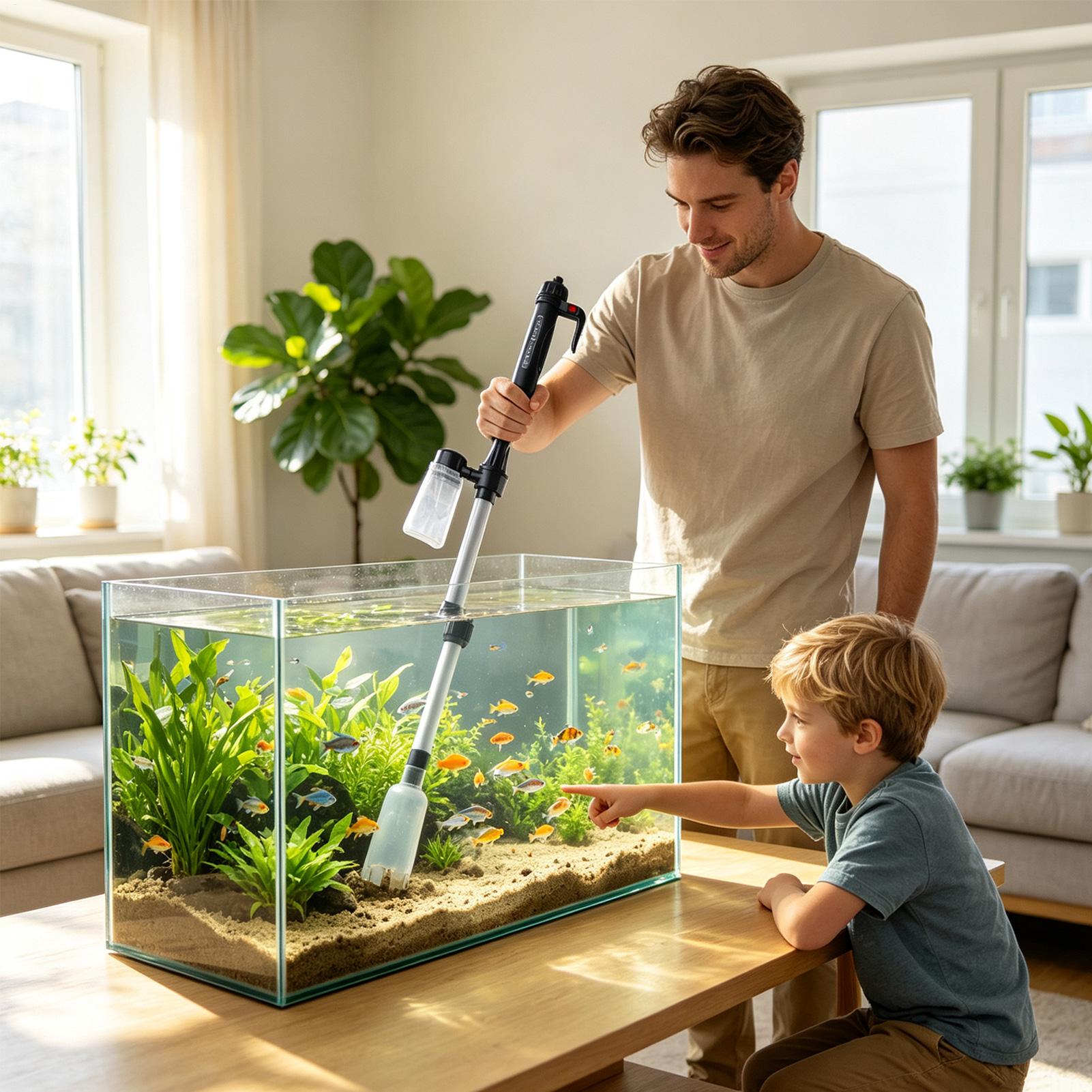 Odkurzacz do akwarium 3 w 1, o – Aquarium Marine Sand recenzja i cena