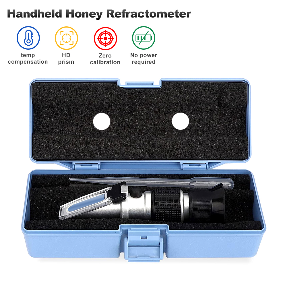 Ręczny refraktometr do miodu 3 – Refractometer Salinity recenzja i cena