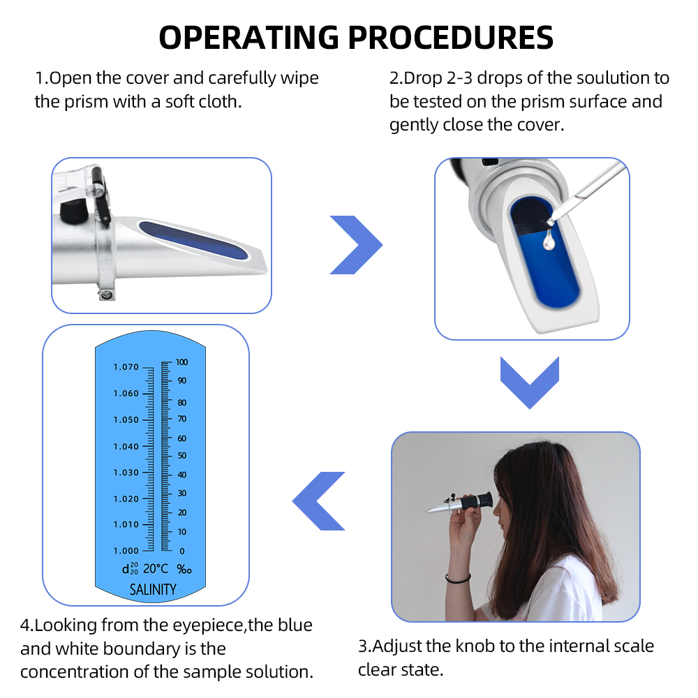 Refraktometr zasolenia 0-10% 1 – Refractometer Salinity recenzja i cena