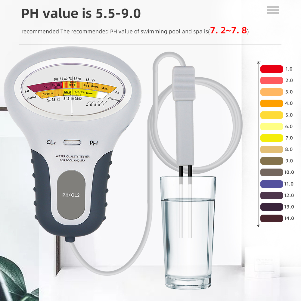 2 w 1 Detektor chloru Miernik  – Marine Aquarium Test Kit recenzja i cena